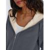 imageTrendy Queen Zip Up Hoodies for Women Fleece Lined Jackets Winter Coats Long Sleeve Sweatshirts Pullover Fall ClothesDarkgrey