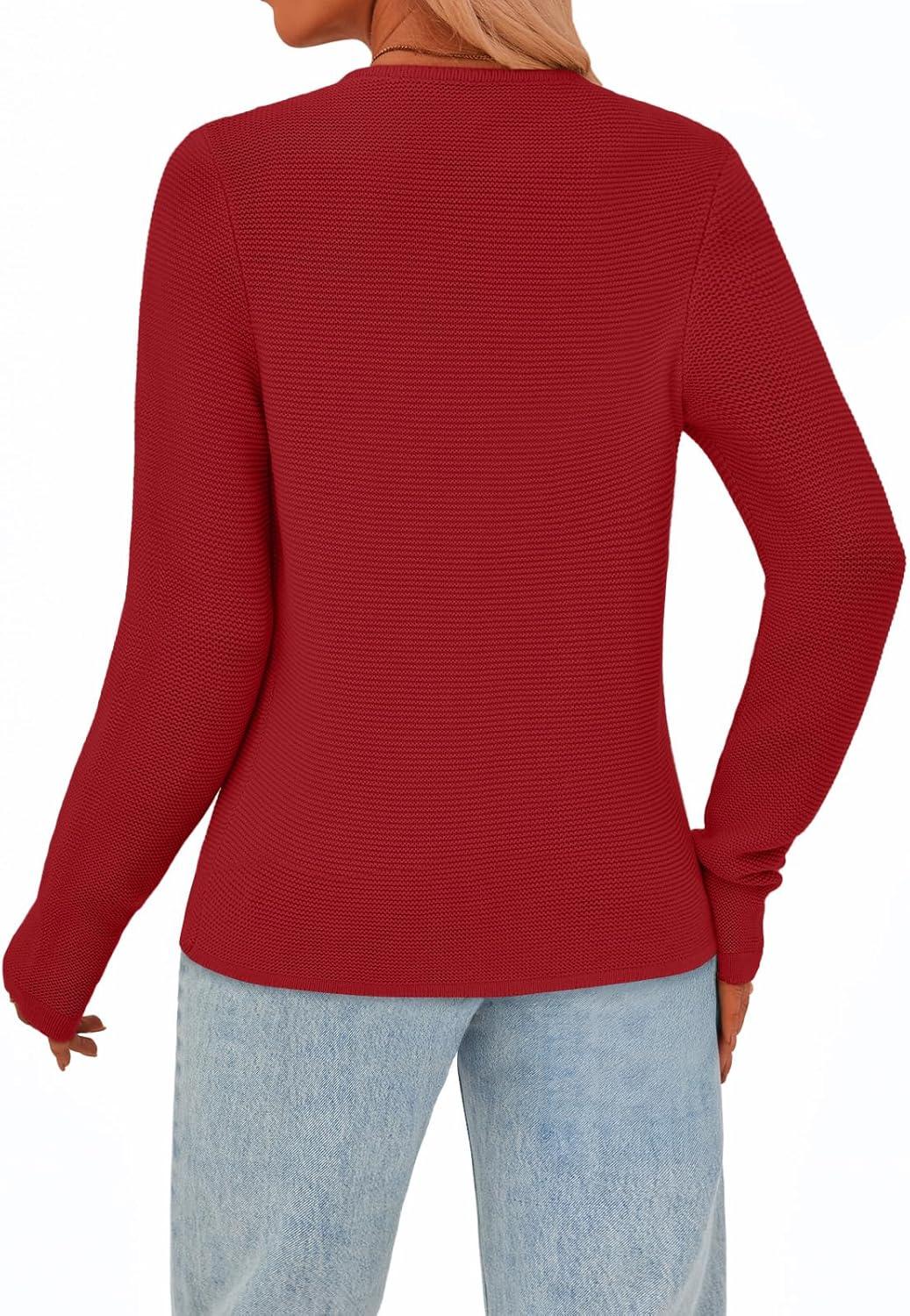 imageTrendy Queen Womens Tie Front Tops Fall Cardigan Sweaters 2025 Fashion Crochet Crop Winter Clothes Cute Y2K Casual OutfitsRed