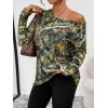imageTrendy Queen Womens Off The Shoulder Tops Oversized Tshirts Long Sleeve 2025 Casual Basic TeesPrinted2