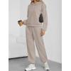 imageTrendy Queen Womens Sweatsuits 2 Piece Outfits Lounge Sweat Sets Oversized Hoodies and Baggy Sweatpants Travel TracksuitCoffeegery
