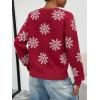 imageTrendy Queen Womens Cardigan Sweaters Lightweight Crew Neck Outfits Fall Fashion 2025 ClothingChristmas Red