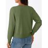 imageTrendy Queen Womens Cardigan Sweaters Lightweight Crew Neck Outfits Fall Fashion 2025 ClothingKelly Green