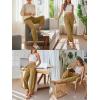 imageTrendy Queen Womens Wide Leg Pants Boho Summer Capri Palazzo Harem Casual Barrel Sweatpants Baggy Slacks with PocketsDeepkhaki