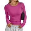 imageTrendy Queen Womens Long Sleeve TShirts Basic Crop Tops 2025 Fall Fashion Outfits Going Out Winter ClothesRosered
