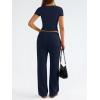 imageTrendy Queen 2 Piece Lounge Sets for Women Summer Outfits 2026 Fashion Two Piece Loungewear Spring Outfits ClothesNavy