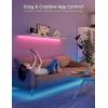 imageGovee 100ft LED Strip Lights Bluetooth RGB LED Lights with App Control 64 Scenes and Music Sync LED Strip Lighting for Bedroom Living Room Kitchen Party ETL Listed Adapter100ft