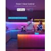 imageGovee 100ft RGBIC LED Strip Lights Smart LED Lights Work with Alexa and Google Assistant LED Lights for Bedroom WiFi App Control Segmented DIY Multiple Colors Color Changing Light LED Lights164ft