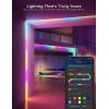 imageGovee 100ft RGBIC LED Strip Lights Smart LED Lights Work with Alexa and Google Assistant LED Lights for Bedroom WiFi App Control Segmented DIY Multiple Colors Color Changing Light LED Lights656ft