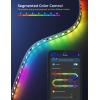 imageGovee 656ft RGBIC LED Strip Lights Color Changing LED Strips App Control via Bluetooth Smart Segmented Control Multiple Scenes Enhanced Music Sync LED Lights for Bedroom Home Decor 2 X 328ft656ft