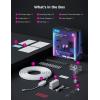 imageGovee Neon Rope Light for Wall Lining LED Rope Lights Work with Matter Google Assistant Alexa 164ft RGBIC Strip Lights with Smart App Control and Music Sync for Living Room Bedroom Wall Corners98ft