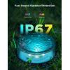 imageGovee Outdoor Ground Lights 2 100ft Outdoor Lights for Patio 30 Pack RGBIC Pathway Lights with 100LM Warm White IP67 Waterproof for Garden Splitter Connector Works with Alexa Google Assistant50ft