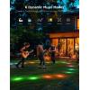 imageGovee Outdoor Ground Lights 2 100ft Outdoor Lights for Patio 30 Pack RGBIC Pathway Lights with 100LM Warm White IP67 Waterproof for Garden Splitter Connector Works with Alexa Google Assistant50ft