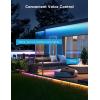 imageGovee Outdoor LED Strip Lights 984ft Smart Outdoor Lights Work with Alexa and Google Assistant App Control IP65 Waterproof RGBIC Outdoor Lights for Patio Eave Christmas Decorations984ft
