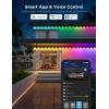imageGovee Permanent Outdoor Lights Pro 150ft with 90 RGBIC LED Lights for Daily and Accent Lighting 75 Scene Modes for Outdoor Decor IP67 Waterproof Works with Alexa Google Assistant Matter WhiteBlack