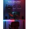 imageGovee RGBIC Gaming Lights 10ft Neon Rope Lights Soft Lighting for Gaming Desks LED Strip Lights Syncing with Razer Chroma Support Cutting Smart App Control Music Sync Adapter Only 24G WiFi164ft