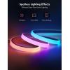 imageGovee RGBIC Gaming Lights 10ft Neon Rope Lights Soft Lighting for Gaming Desks LED Strip Lights Syncing with Razer Chroma Support Cutting Smart App Control Music Sync Adapter Only 24G WiFi10ft