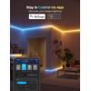 imageGovee RGBIC LED Strip Lights 164ft with Covers Smart LED Lights for Bedroom Work with Alexa and Google Assistant LED Diffuser Channel with LED Christmas Lights Skirting Lines Studio Cabinet164ft
