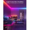 imageGovee RGBIC LED Strip Lights Smart LED Lights for Bedroom Bluetooth LED Lights APP Control DIY Multiple Colors on One Line Color Changing LED Strip Lighting Music Sync Christmas Decor 164ft656ft