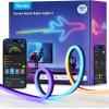imageGovee RGBIC Neon Lights LED Smart Neon Rope Light 2 Works with Matter Alexa Google Assistant Custom DIY Neon Strip Lights for Living Room and Bedroom Decor Softer Material 164ft WhiteBlack