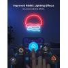 imageGovee RGBIC Neon Lights LED Smart Neon Rope Light 2 Works with Matter Alexa Google Assistant Custom DIY Neon Strip Lights for Living Room and Bedroom Decor Softer Material 164ft WhiteBlack