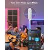 imageGovee Smart LED Strip Lights 164ft WiFi LED Strip Lighting Work with Alexa and Google Assistant 16 Million Colors with App Control and Music Sync LED Lights for Bedroom New Year Decorations100ft