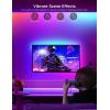 imageGovee Smart WiFi LED Strip Lights 50ft RGB Led Strip Lighting Work with Alexa and Google Assistant Color Changing Light Strip Music Sync LED Lights for Bedroom Party New Year Easy to Install100ft