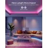 imageGovee Smart WiFi LED Strip Lights 50ft RGB Led Strip Lighting Work with Alexa and Google Assistant Color Changing Light Strip Music Sync LED Lights for Bedroom Party New Year Easy to Install100ft