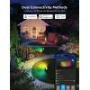 imageGovee Triad Outdoor Flood Lights RGBIC Multicolor Outdoor Lights with 4500LM Warm White and Cool White Smart WiFi Spotlight with App Control Aluminum Alloy IP66 Waterproof