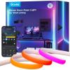 imageGovee Neon Rope Light for Wall Lining LED Rope Lights Work with Matter Google Assistant Alexa 164ft RGBIC Strip Lights with Smart App Control and Music Sync for Living Room Bedroom Wall Corners98ft