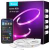 imageGovee Smart WiFi LED Strip Lights 50ft RGB Led Strip Lighting Work with Alexa and Google Assistant Color Changing Light Strip Music Sync LED Lights for Bedroom Party New Year Easy to Install50FT