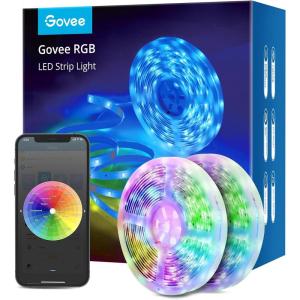 imageGovee Smart LED Strip Lights 164ft WiFi LED Strip Lighting Work with Alexa and Google Assistant 16 Million Colors with App Control and Music Sync LED Lights for Bedroom New Year Decorations656 FT