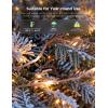 imageGovee Christmas Lights 2 RGBWIC 99FT 300LEDs Christmas Tree Lights with Shape Mapping Function Smart Holiday String Lights for Christmas Decor 130 Preset Scenes Voice and APP Control Green WireClear