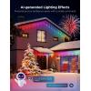 imageGovee Christmas Lights 2 RGBWIC 99FT 300LEDs Christmas Tree Lights with Shape Mapping Function Smart Holiday String Lights for Christmas Decor 130 Preset Scenes Voice and APP Control Green WireGreen