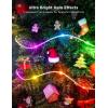 imageGovee Christmas Lights 66ft Smart RGBIC String Lights AppControlled 125 Scene Modes IP65 Waterproof Sync with Music Works with Alexa Holiday Party Decorations Indoor Outdoor66ft