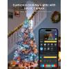 imageGovee Christmas Lights 66ft Smart RGBIC String Lights AppControlled 125 Scene Modes IP65 Waterproof Sync with Music Works with Alexa Holiday Party Decorations Indoor Outdoor33ft