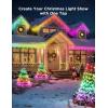 imageGovee Christmas Lights 66ft Smart RGBIC String Lights AppControlled 125 Scene Modes IP65 Waterproof Sync with Music Works with Alexa Holiday Party Decorations Indoor Outdoor33ft