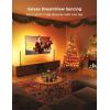 imageGovee Envisual TV Backlight T2 with Dual Cameras 164ft RGBIC WiFi LED Backlights for 7585 inch TVs Double Light Beads for Home Decorations Smart App Control Music Sync21FT for 98100 TV