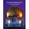 imageGovee Floor Lamp 2 with Matter RGBIC Warm Cool White LED Floor Lamp Works with Alexa 1725lm Corner Floor Lamp with Music Sync Scene Modes Smart Floor Lamp for Bedroom Living Room Studio BlackSilver