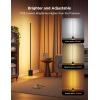 imageGovee Floor Lamp 2 with Matter RGBIC Warm Cool White LED Floor Lamp Works with Alexa 1725lm Corner Floor Lamp with Music Sync Scene Modes Smart Floor Lamp for Bedroom Living Room Studio BlackBlack