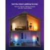 imageGovee Floor Lamp 2 with Matter RGBIC Warm Cool White LED Floor Lamp Works with Alexa 1725lm Corner Floor Lamp with Music Sync Scene Modes Smart Floor Lamp for Bedroom Living Room Studio BlackBlack
