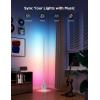 imageGovee Floor Lamp 2 with Matter RGBIC Warm Cool White LED Floor Lamp Works with Alexa 1725lm Corner Floor Lamp with Music Sync Scene Modes Smart Floor Lamp for Bedroom Living Room Studio BlackSilver