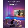 imageGovee Glide Wall Lights RGBIC LED Lights Smart Gaming Lights Works with Alexa and Google Assistant RGB Light Bar LED Wall Lights for Bedroom 2 Panels Set 3 SectionsPanel14 Pcs