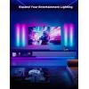 imageGovee Glide Wall Lights RGBIC LED Lights Smart Gaming Lights Works with Alexa and Google Assistant RGB Light Bar LED Wall Lights for Bedroom 2 Panels Set 3 SectionsPanel6 Pcs