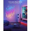 imageGovee Glide Wall Lights RGBIC LED Lights Smart Gaming Lights Works with Alexa and Google Assistant RGB Light Bar LED Wall Lights for Bedroom 2 Panels Set 3 SectionsPanel14 Pcs