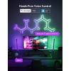 imageGovee Glide Y Lights RGBIC LED Gaming Lights for Wall Smart WiFi Game Lights with Music Sync DIY and Timer Feature Gaming Room Lights LED Lights for Gaming Setup Wall Lights 7 Pack5 Packs