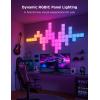 imageGovee Mini Panel Lights RGBIC Wall Lights Smart LED Wall Panels Works with Matter Alexa Google Assistant Sync with Music DIY Pixel Lights for Home Decor Gaming Room Bedroom 20 Pcs20 Pcs