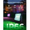 imageGovee Outdoor Flood Lights 2 RGBIC Warm Cold White LED Lights 50 Scene Modes for Party Landscape Lighting Upgrated IP66 with App Control Wired 4 Pack6 pack