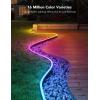 imageGovee Outdoor Neon Rope Lights 328ft RGBIC IP67 Waterproof Christmas Decorations with 64 Scene Modes Music Sync Flexible LED Outdoor Lights Christmas Lights Work with Alexa Google Assistant328ft