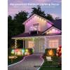 imageGovee Outdoor Net Lights 28  47ft with RGBIC and DIY Functions 240 LEDs Smart Net Lights with 64 Modes for Bush Patio Decor IP65 Waterproof Compatible with Alexa ampamp Google Assistant Green Wire2847ft