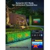 imageGovee Outdoor Net Lights 28  47ft with RGBIC and DIY Functions 240 LEDs Smart Net Lights with 64 Modes for Bush Patio Decor IP65 Waterproof Compatible with Alexa ampamp Google Assistant Green Wire2894ft